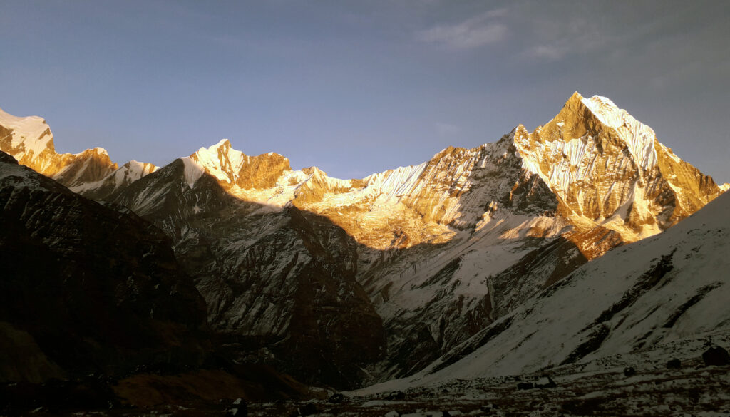 View from Annapurna Base Camp Trek