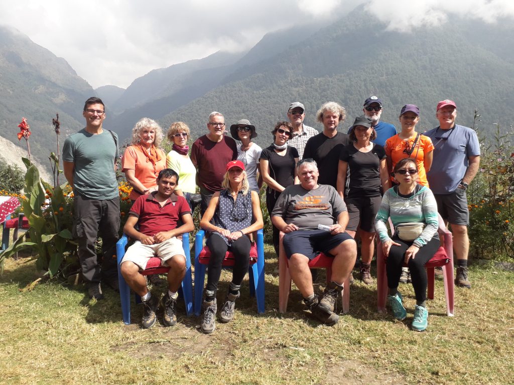 ghandruk to chhomrong