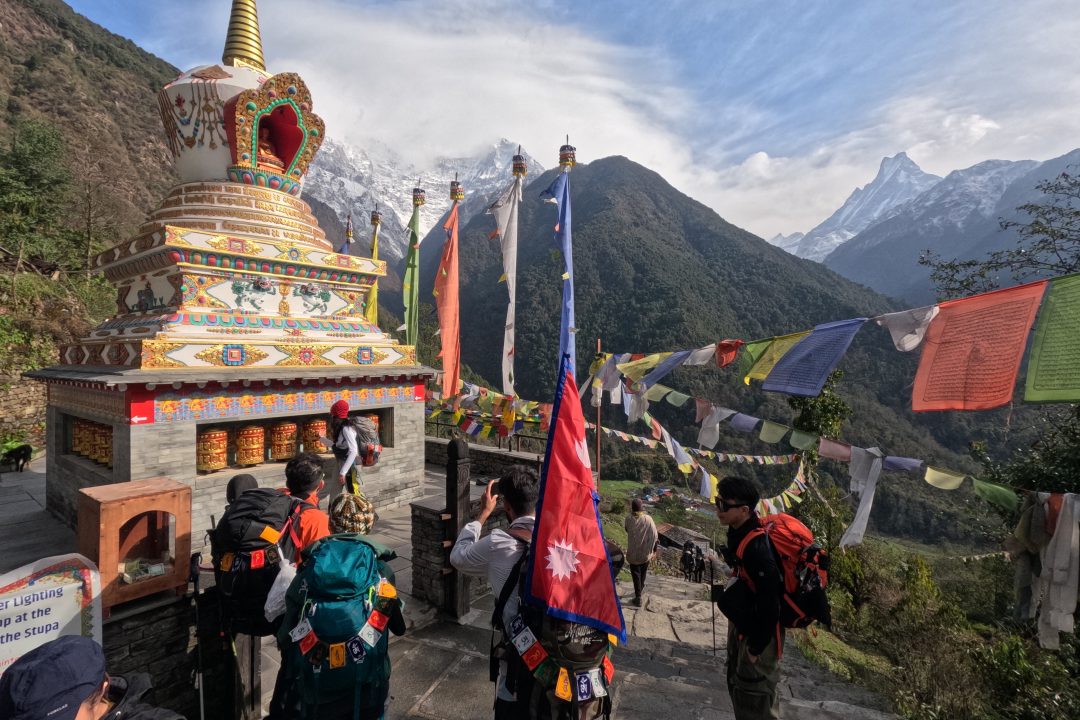 Chhomrong to Himalayan Hotel