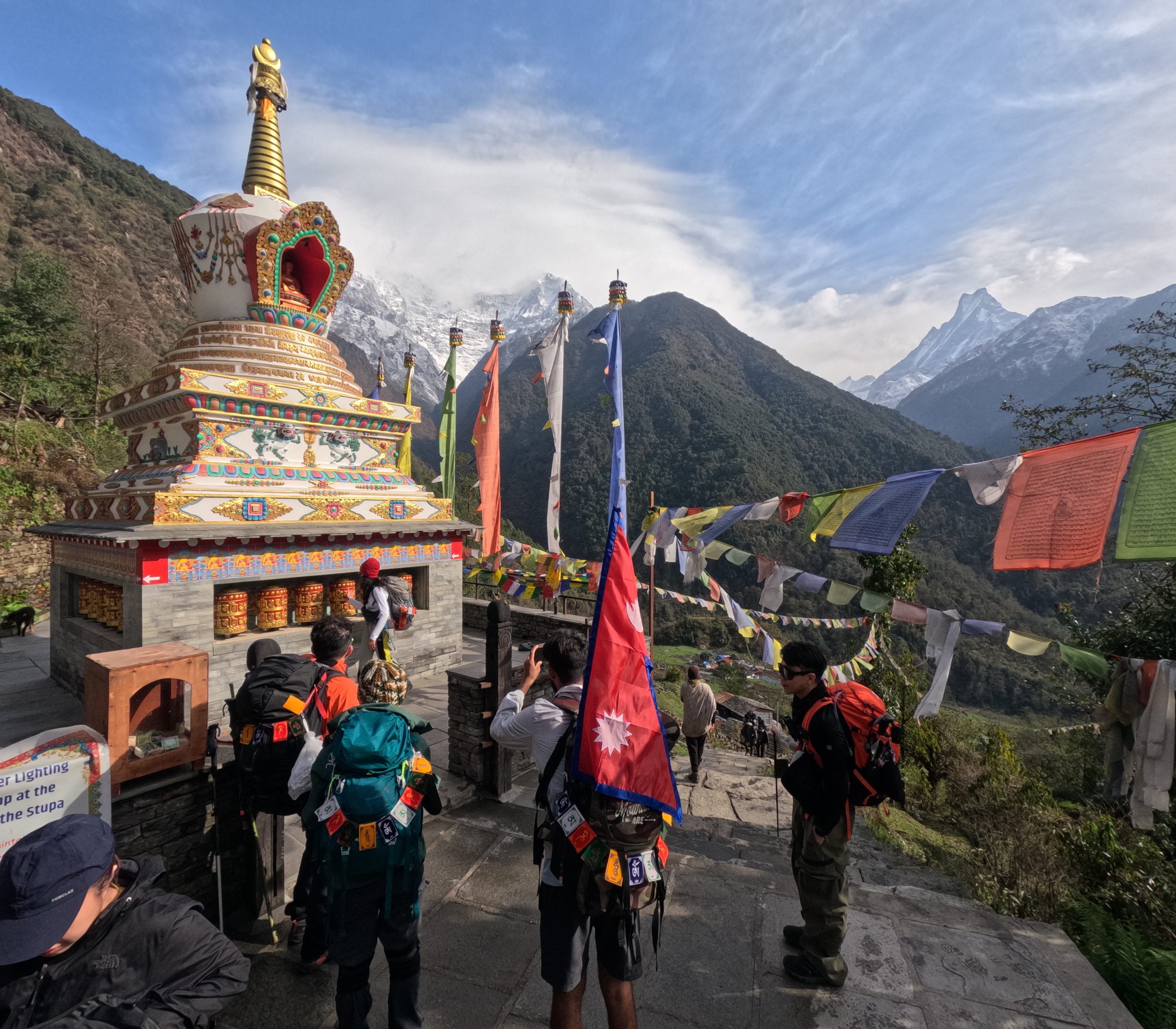 Chhomrong to Himalayan Hotel