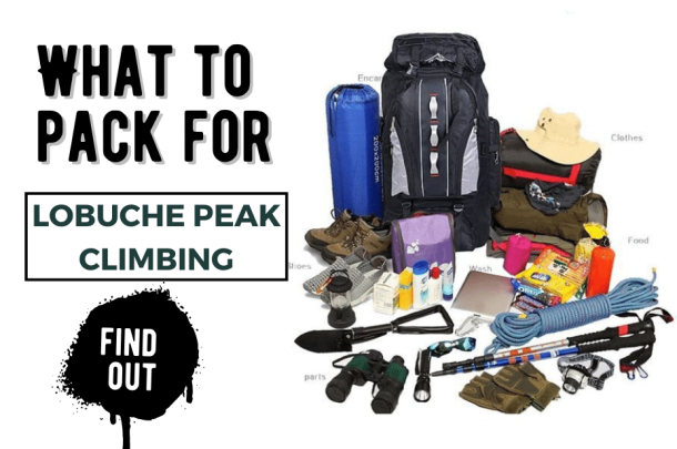 Climbing gear list for lobuche peak