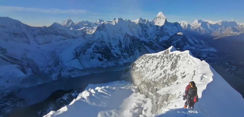 Island Peak Climbing in Autumn