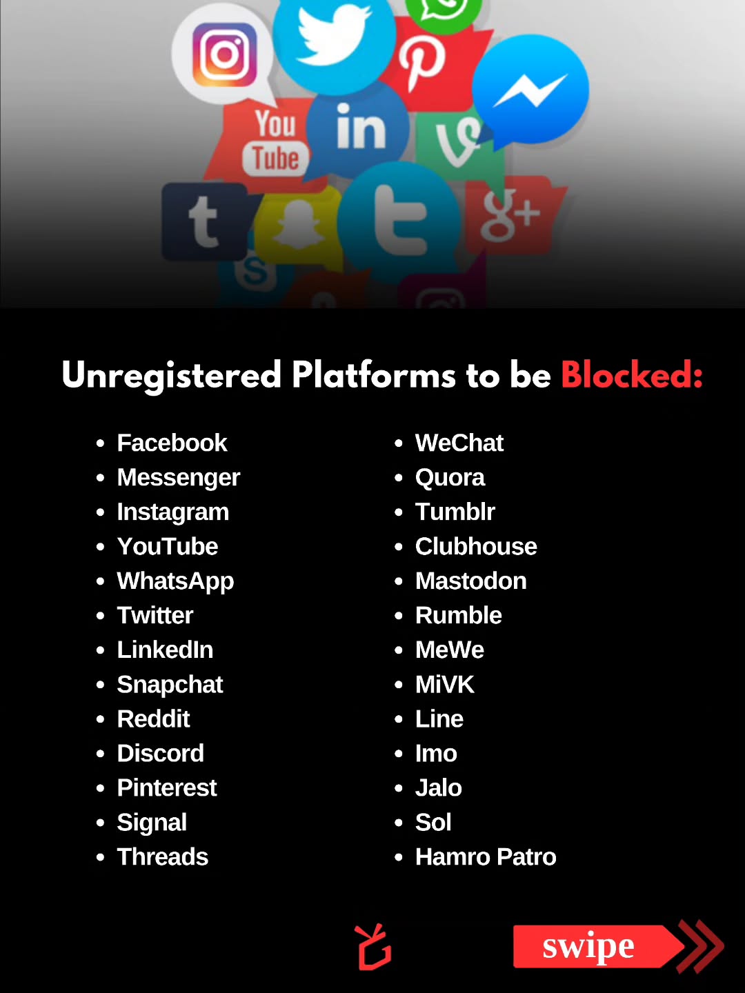 Nepal Bans 26 Major Social Media Platforms, Including Facebook, X, Instagram, and YouTube, Over Registration Failure