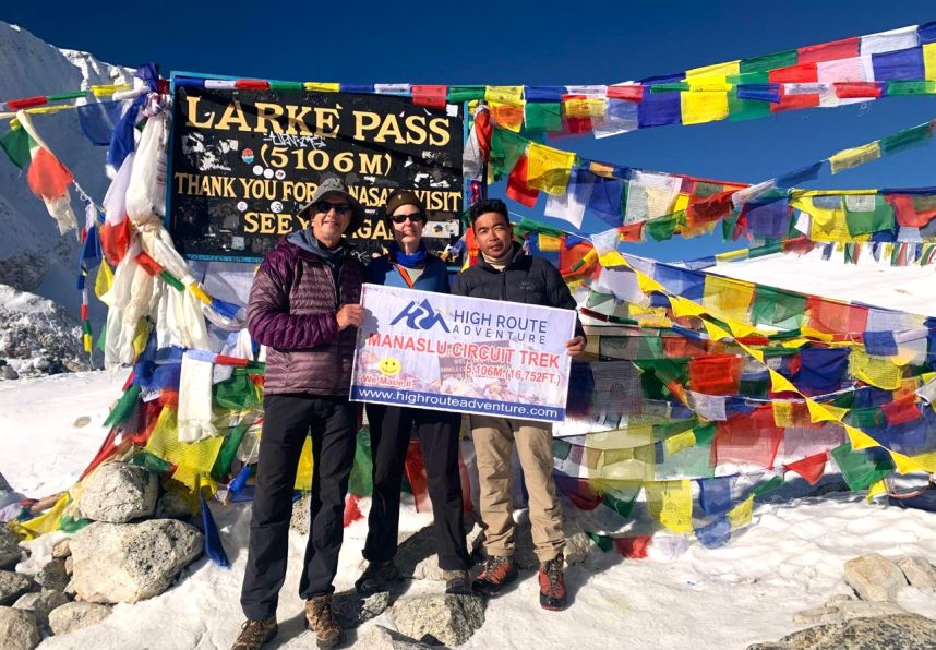 Manaslu Circuit trek with High Route Adventure
