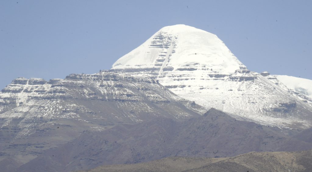 Shiva Face on Kailash Parvat