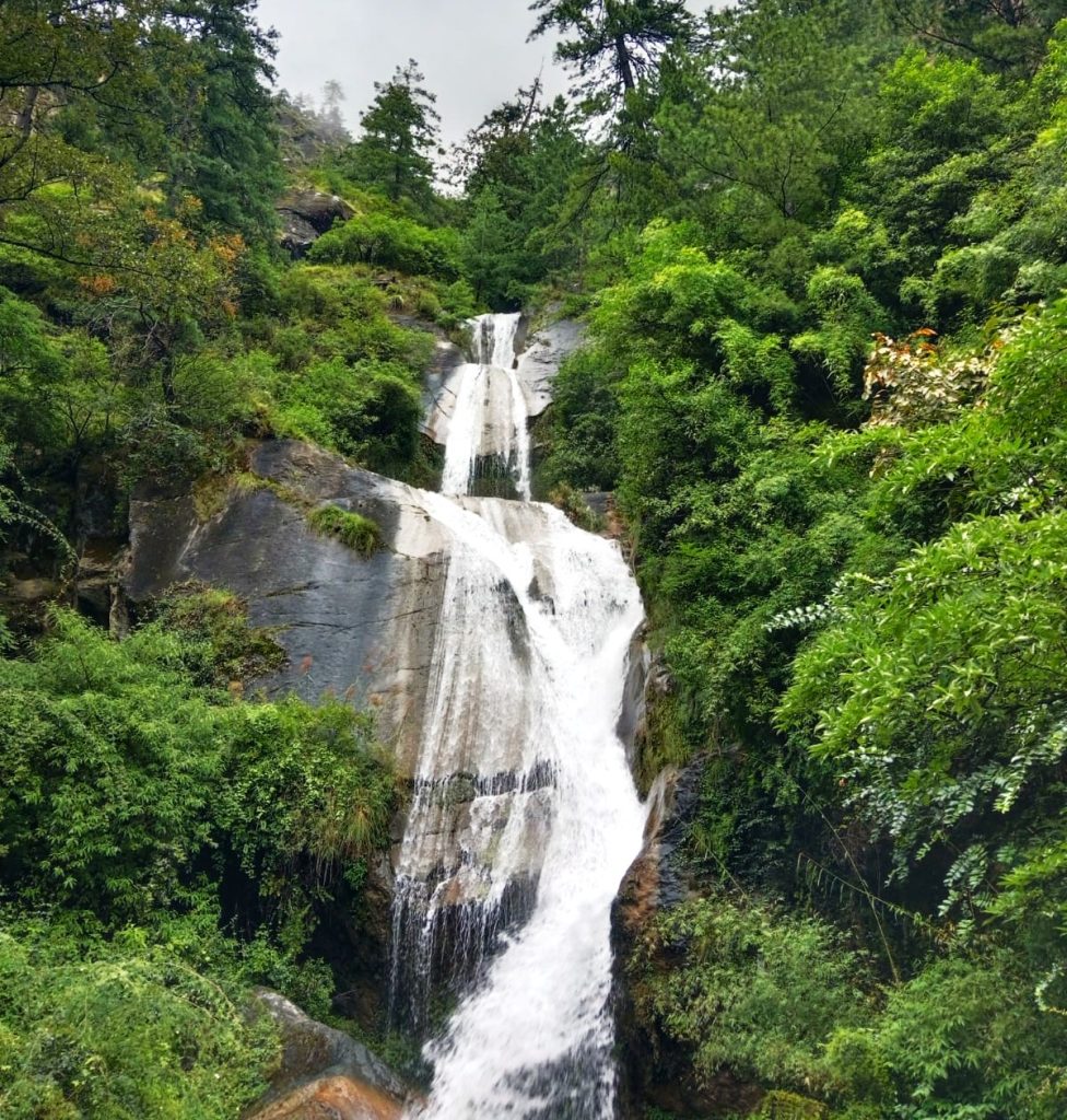 Waterfall in Manaslu Conservation Area