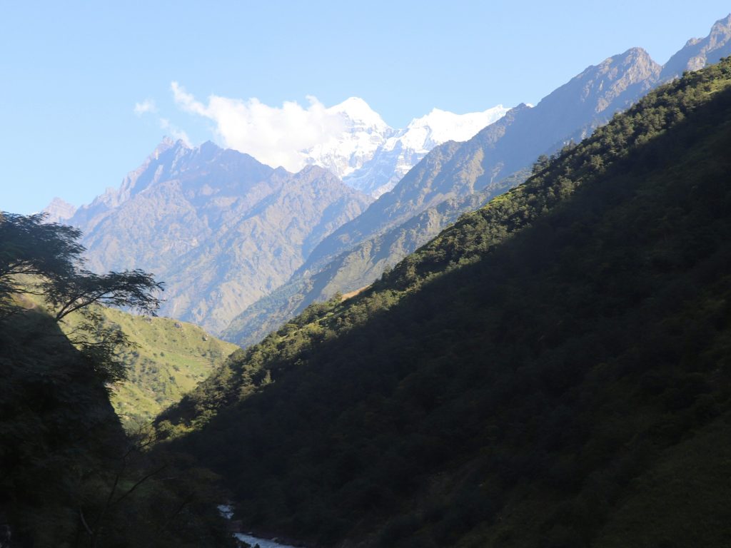 Himalayan scenery Tsum Valley