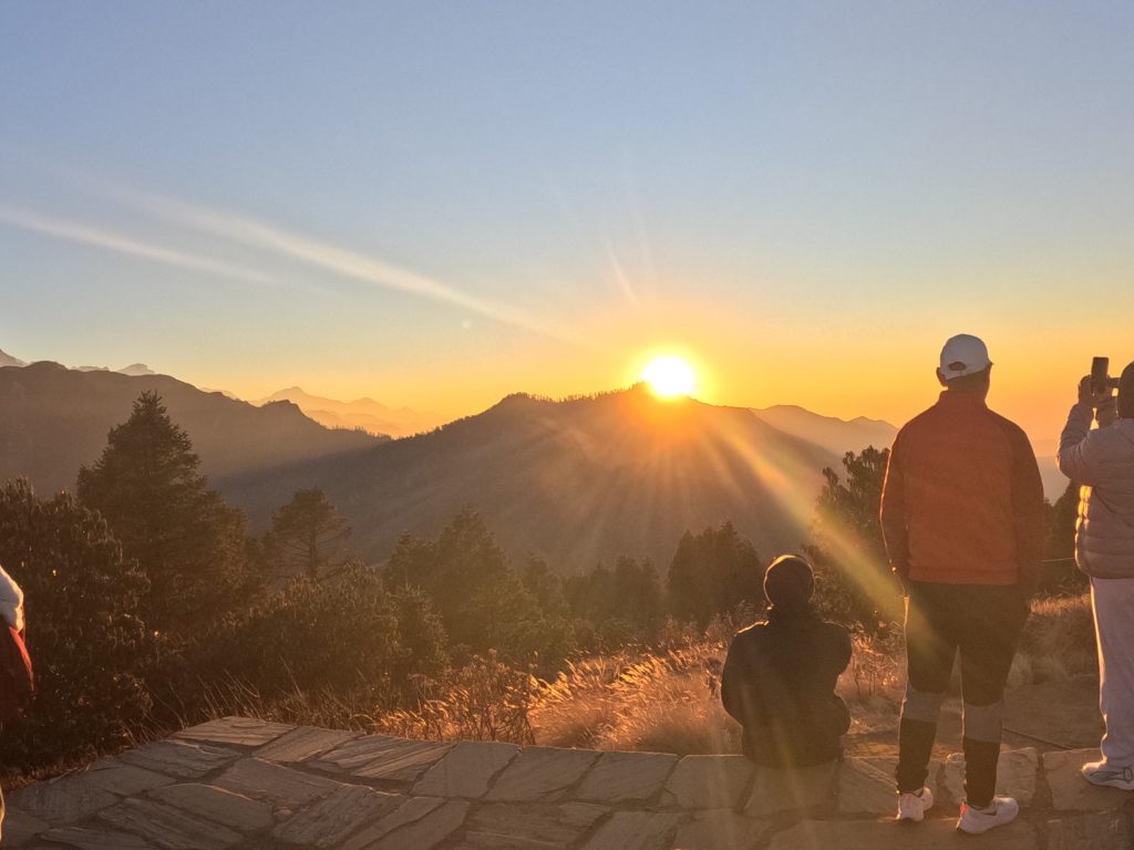 Sunrise view from Poonhill