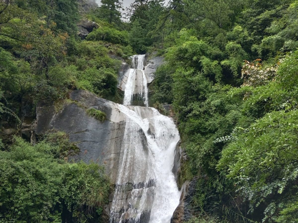 Waterfall in Manaslu Circuit