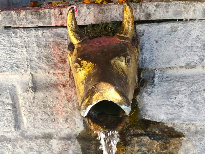 Muktinath water spout
