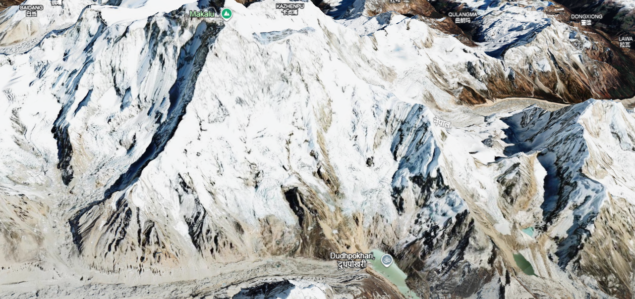 Makalu Expedition Map