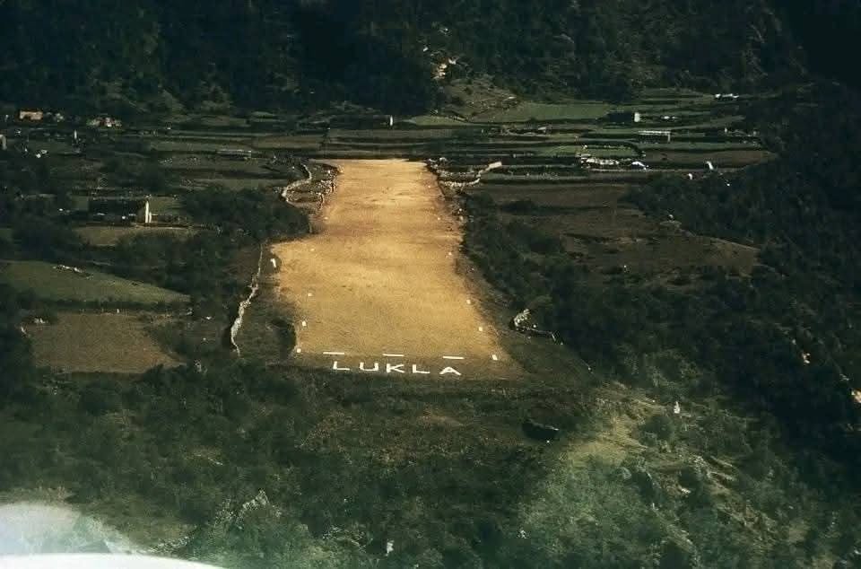 Lukla Airport - Tenzing Hillary Airport 5 Lukla airport in 1968