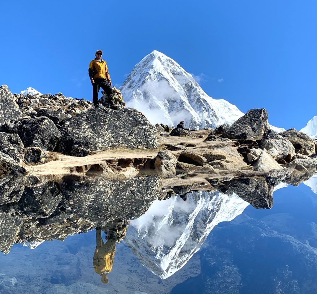 Mt. Pumori in Autumn during EBC trek