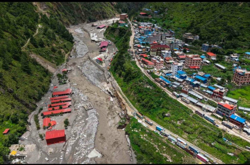Rasuwa hit by Flash Flood 1