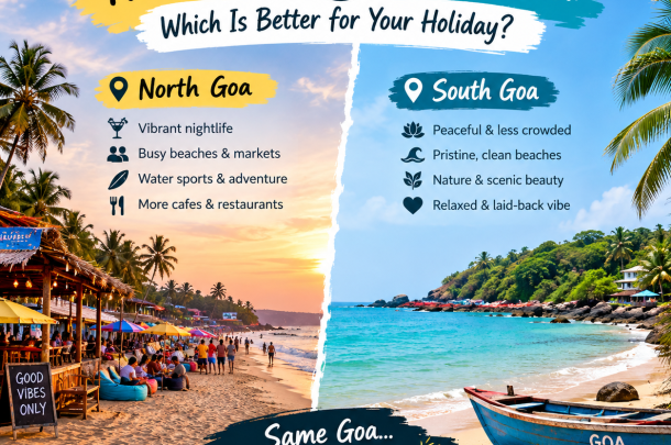 North Goa vs South Goa for a holiday