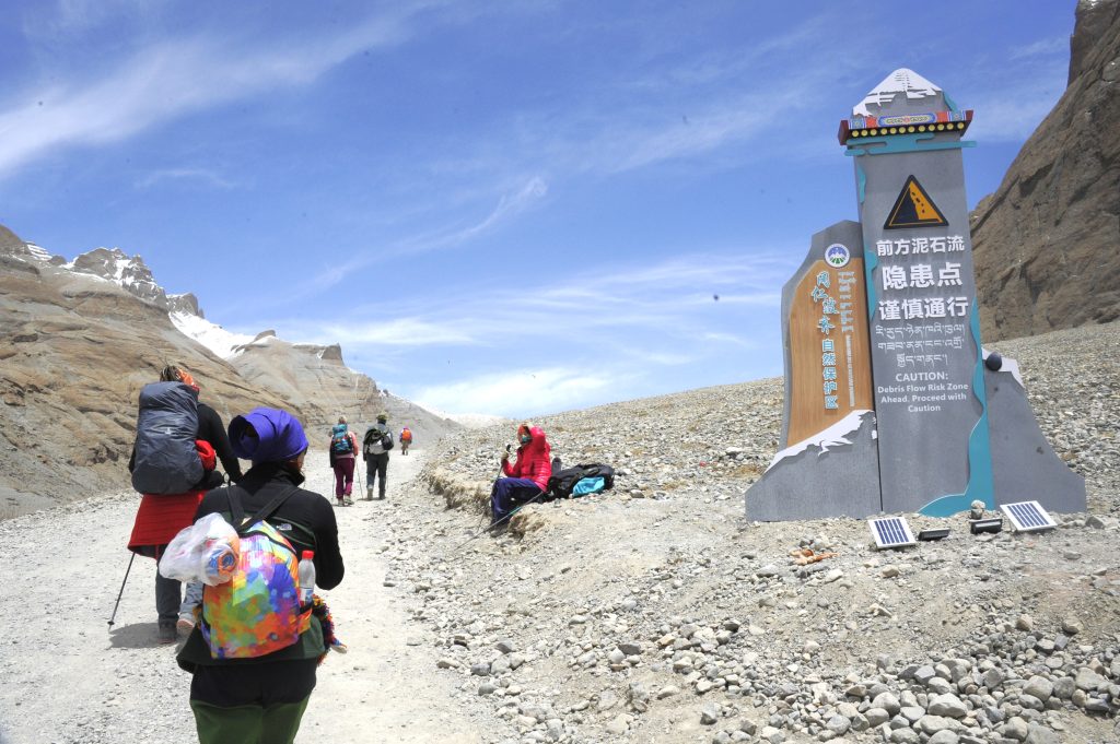 Why Can No One Climb Mount Kailash (Kailash Parvat)? 8 Pilgrims walking the Kailash Kora around Mount Kailash